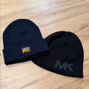 Timberland PRO Navy and MK Black Beanie Duo